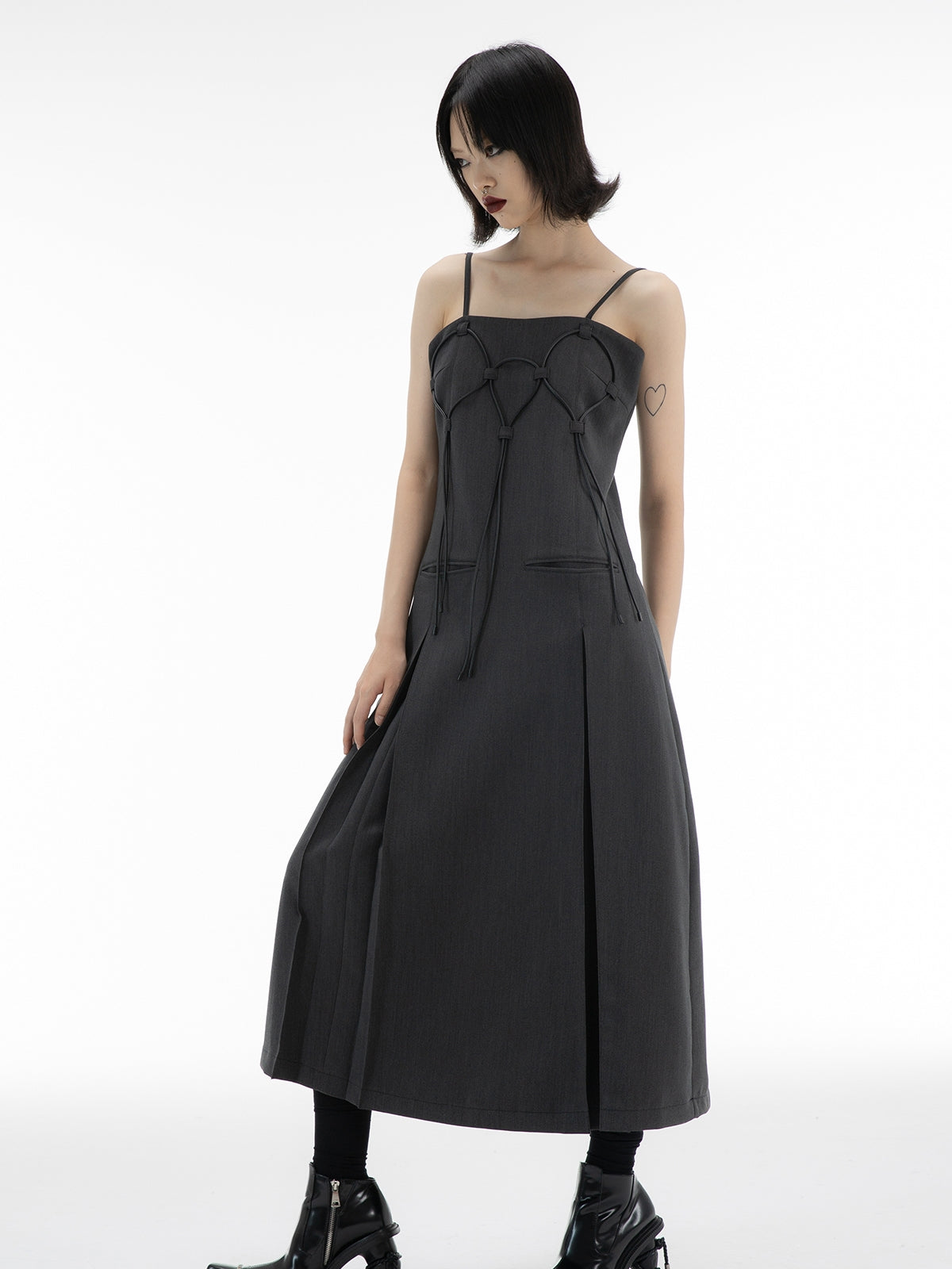 Nichi Rope Flare Long One-piece