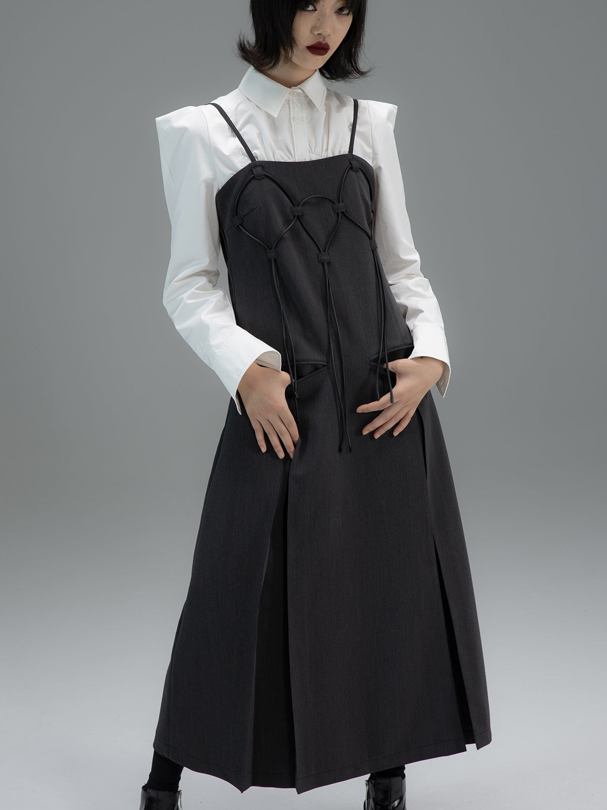 Nichi Rope Flare Long One-piece