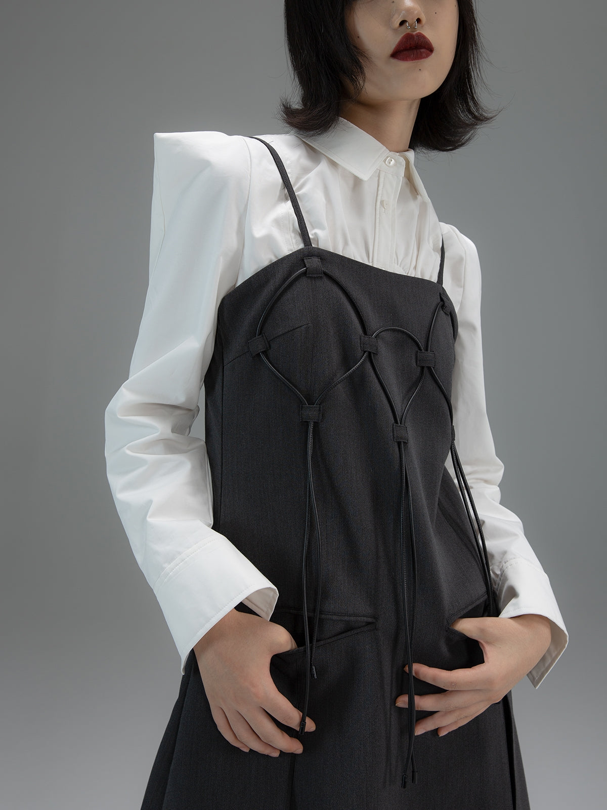 Nichi Rope Flare Long One-piece