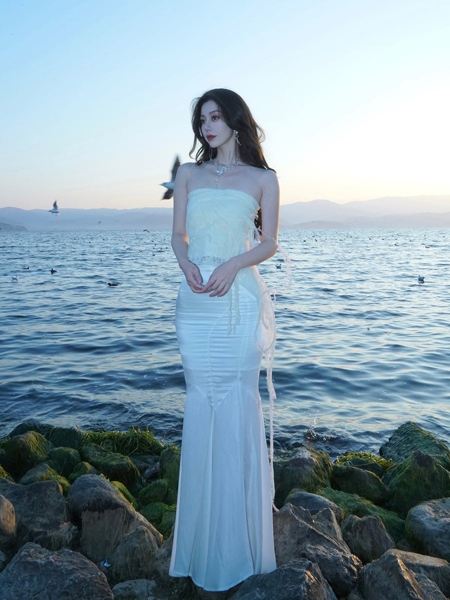 MERMAID ELEGANT SEXY SLIM LONG-SKIRT