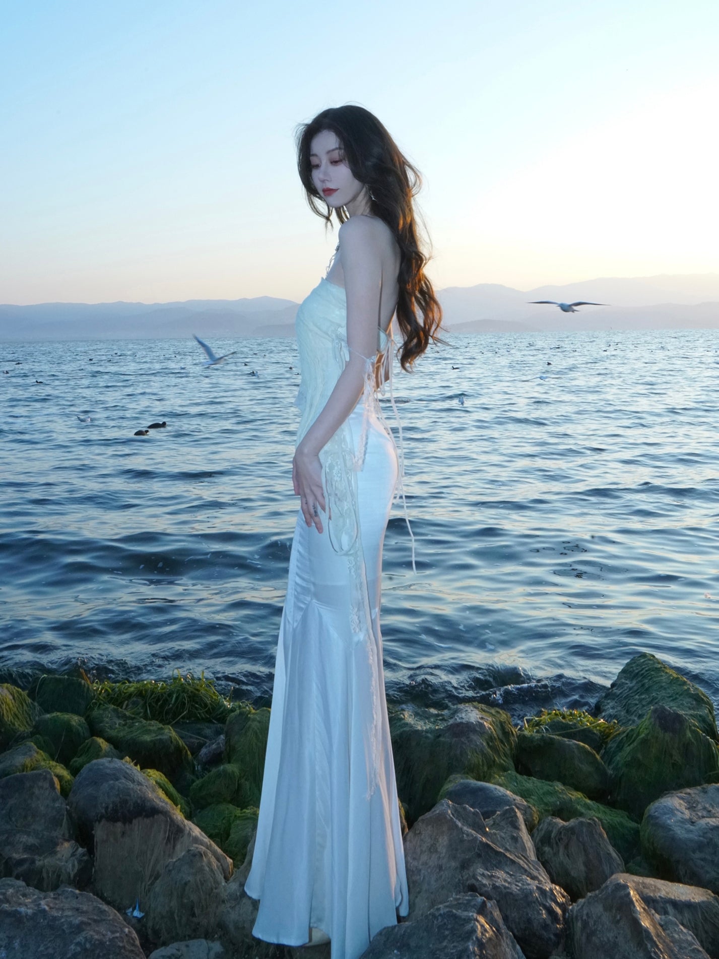 MERMAID ELEGANT SEXY SLIM LONG-SKIRT