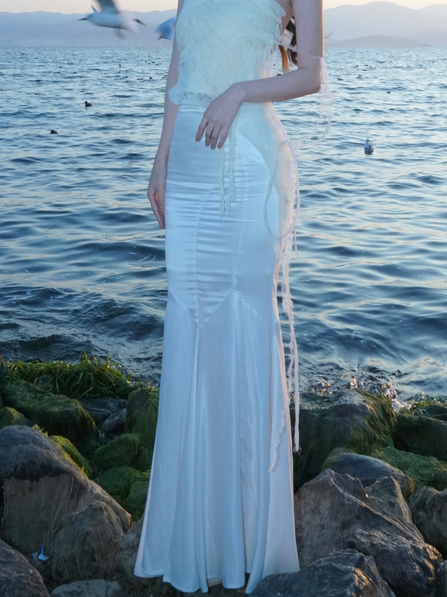 MERMAID ELEGANT SEXY SLIM LONG-SKIRT