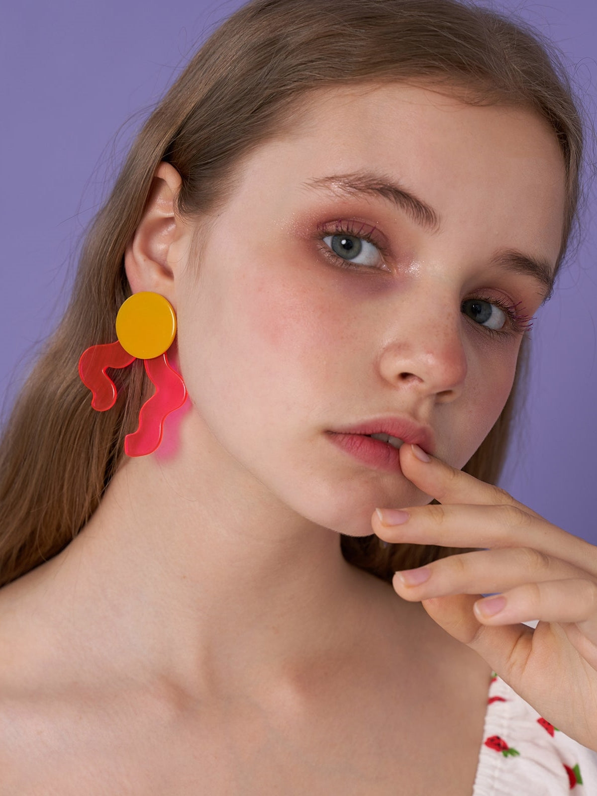 Abstract Human Body Curve Art Earrings