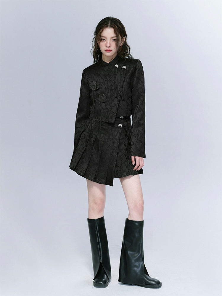 Embroidery Nichi WRAP JACKET & SKIRT