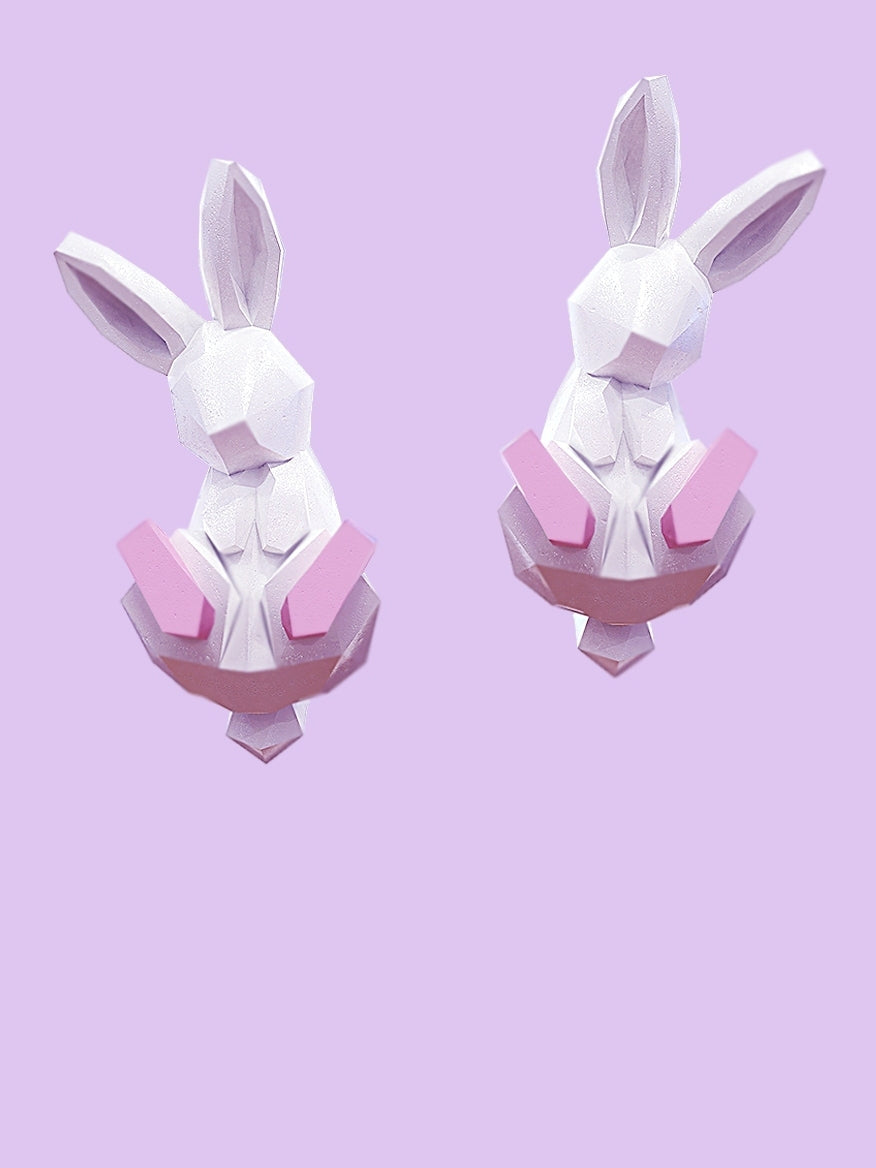 Playful Rabbit Earrings