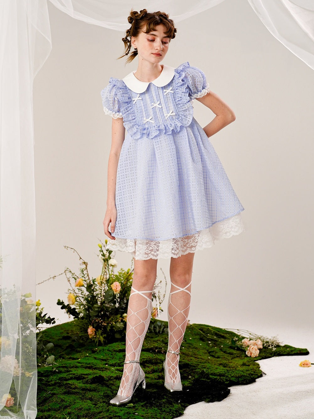 Ribbon à carreau à carre