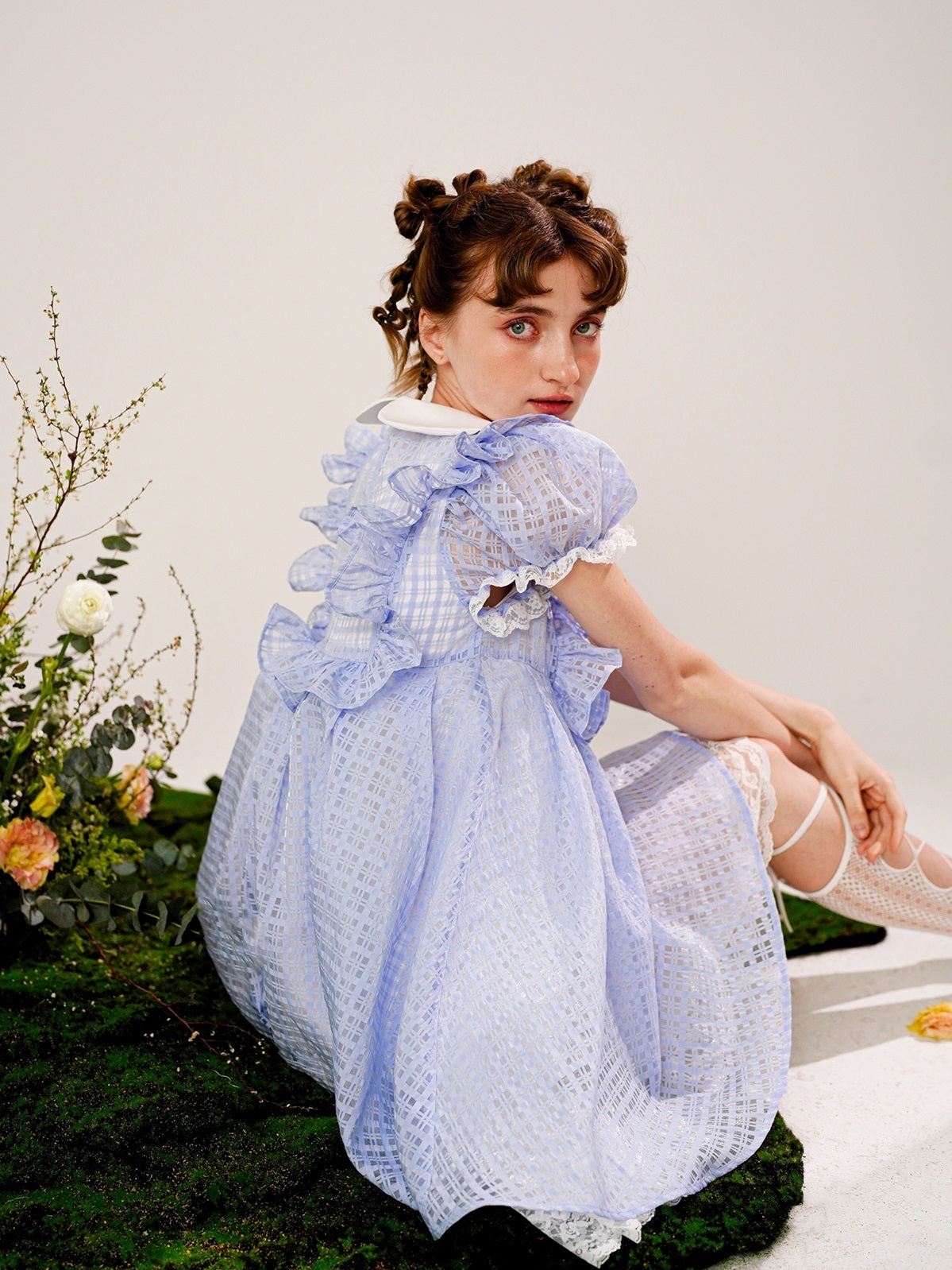 Ribbon à carreau à carre