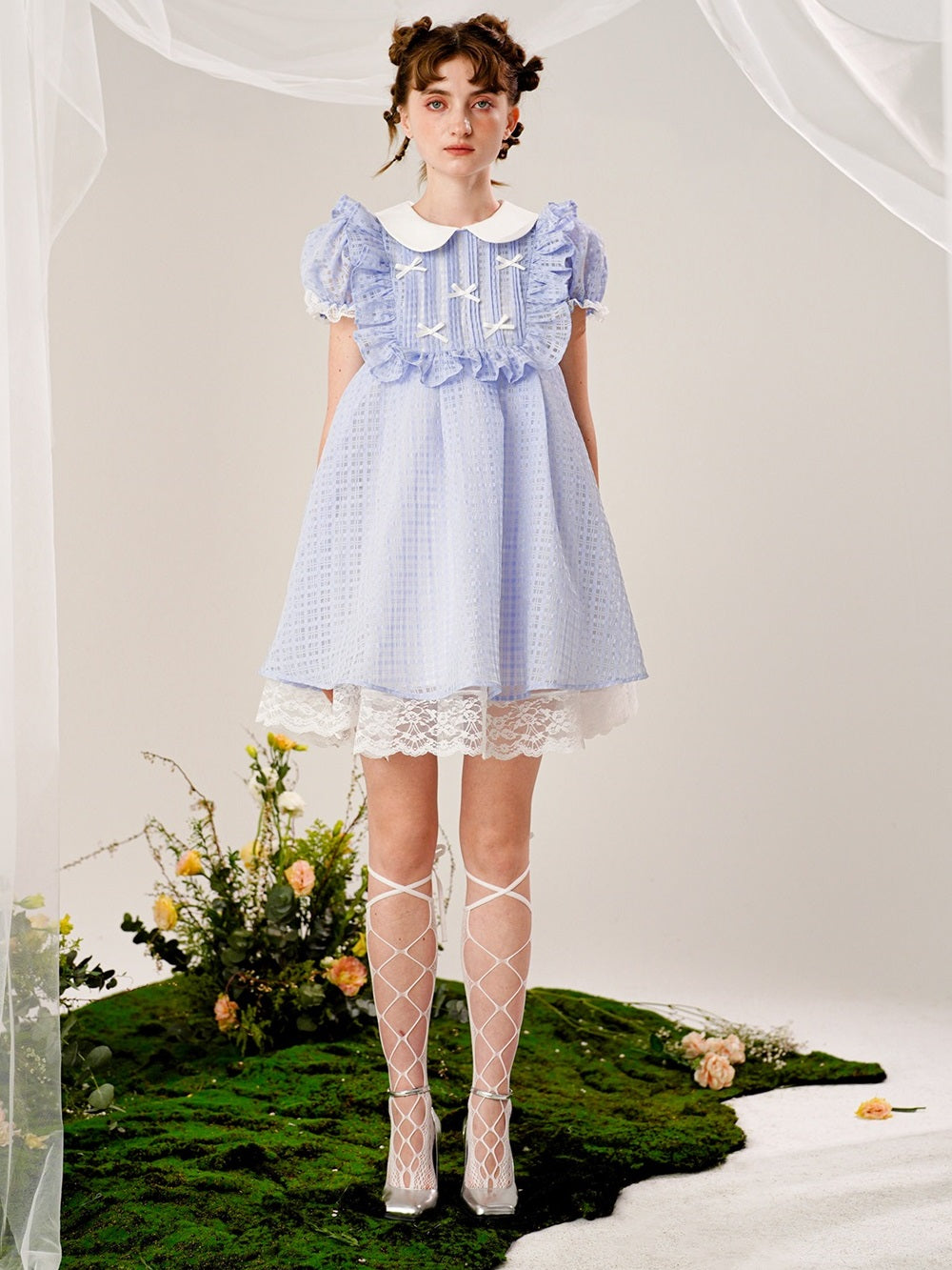 Ribbon à carreau à carre