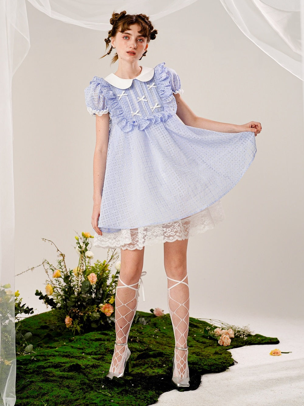 Ribbon à carreau à carre