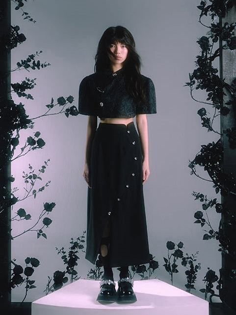 New CHINESE SHORT TOP & SKIRT