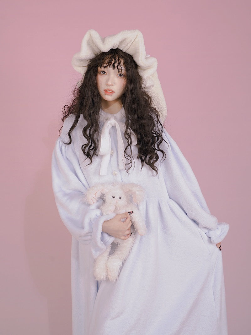 고딕 Lorita Frill Apron Cosplay 원피스