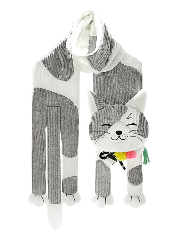 Chat mignon de silencieux de motif décontracté