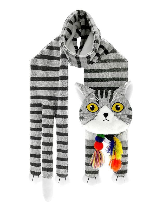 Chat mignon de silencieux de motif décontracté