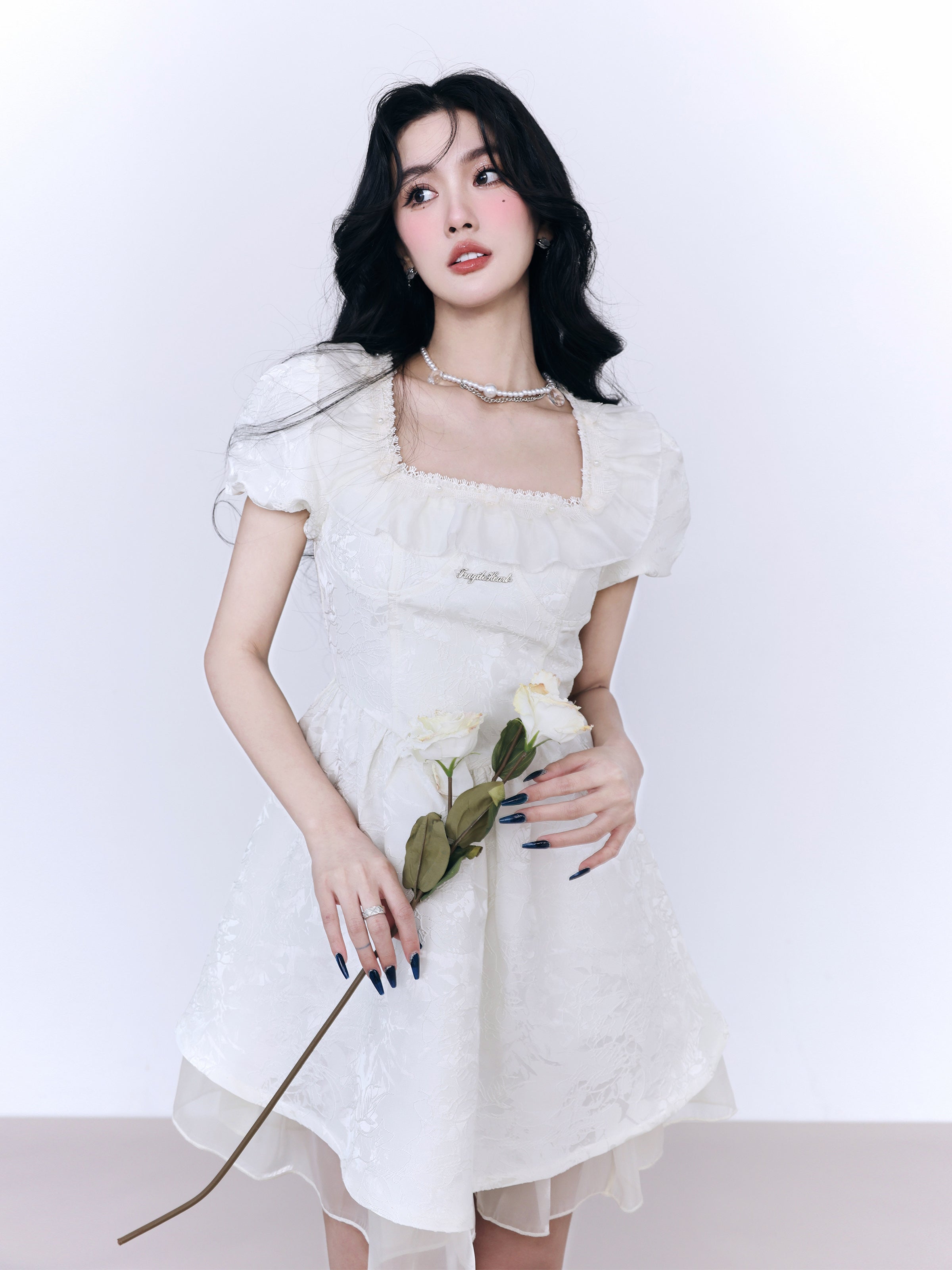 Prinzessin Spitze Stickerei süßes Einteil