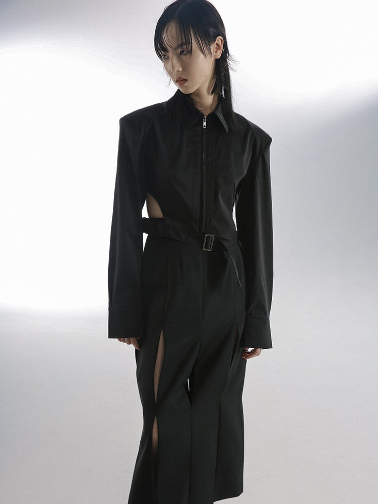 IRREGULAR ZIPPER NICHE JACKET