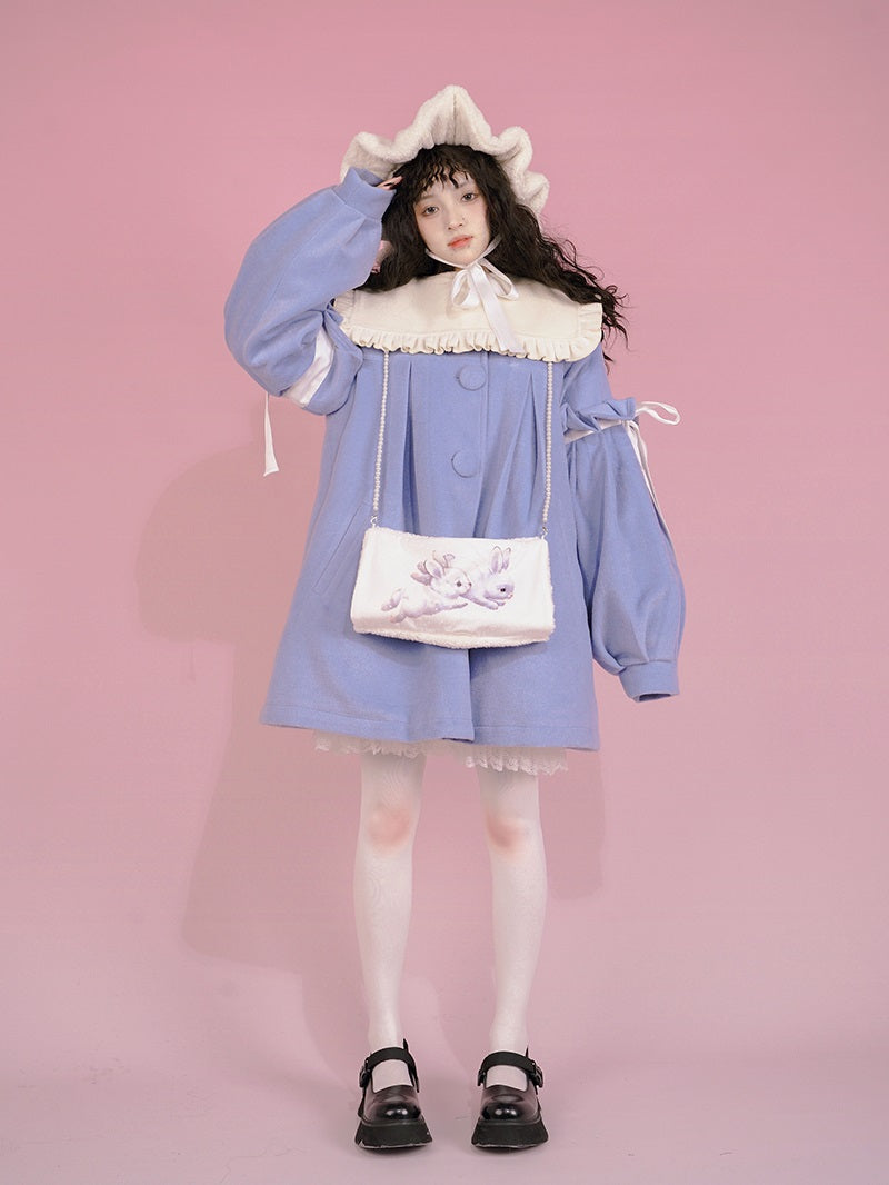 스퀘어 진주 독특한 팝 숄더 백