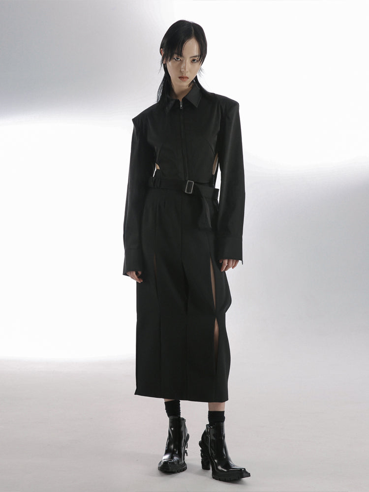 IRREGULAR ZIPPER NICHE JACKET