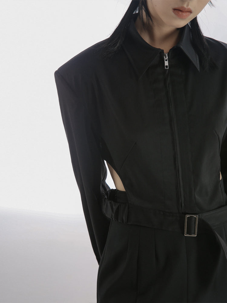 IRREGULAR ZIPPER NICHE JACKET