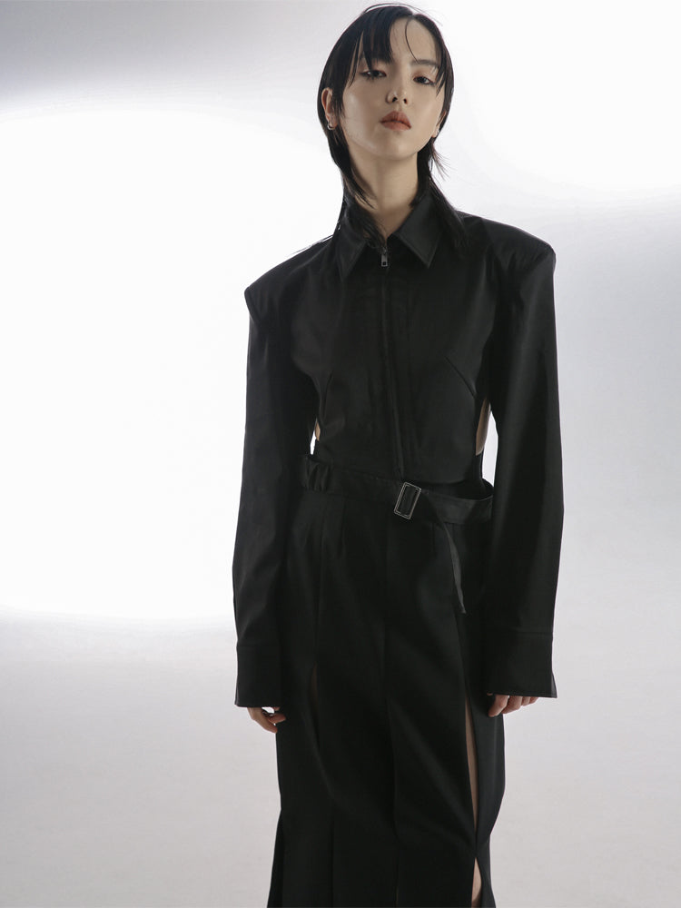 IRREGULAR ZIPPER NICHE JACKET