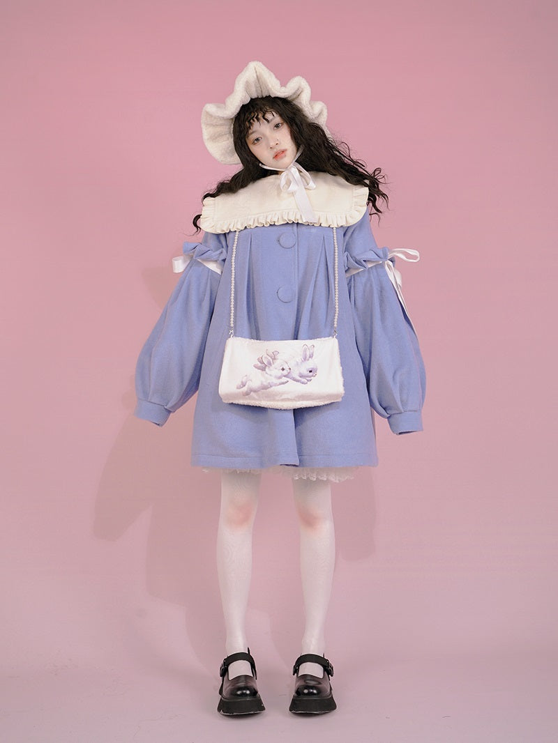 스퀘어 진주 독특한 팝 숄더 백