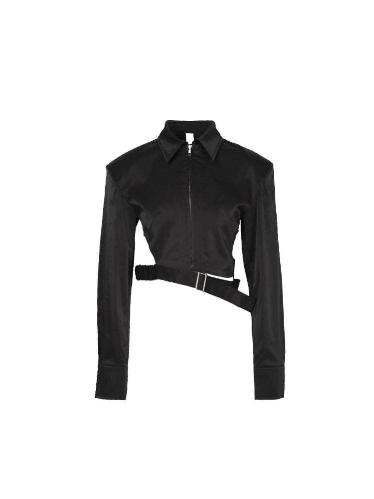 IRREGULAR ZIPPER NICHE JACKET