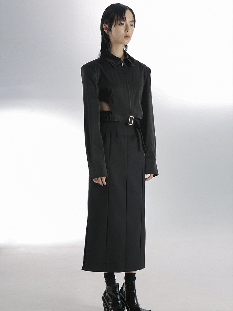 IRREGULAR ZIPPER NICHE JACKET