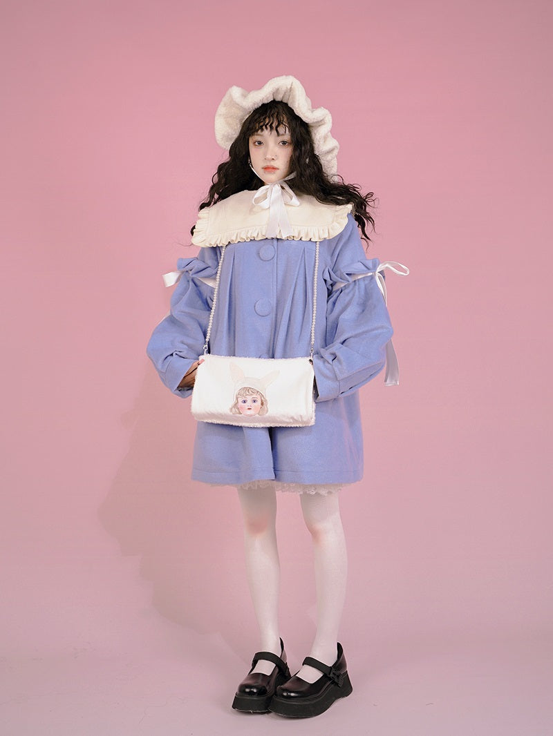 스퀘어 진주 독특한 팝 숄더 백