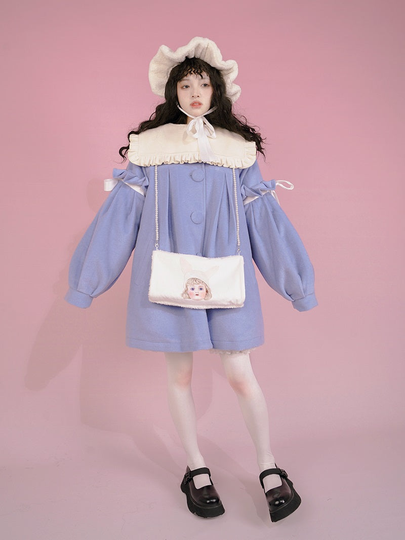 스퀘어 진주 독특한 팝 숄더 백