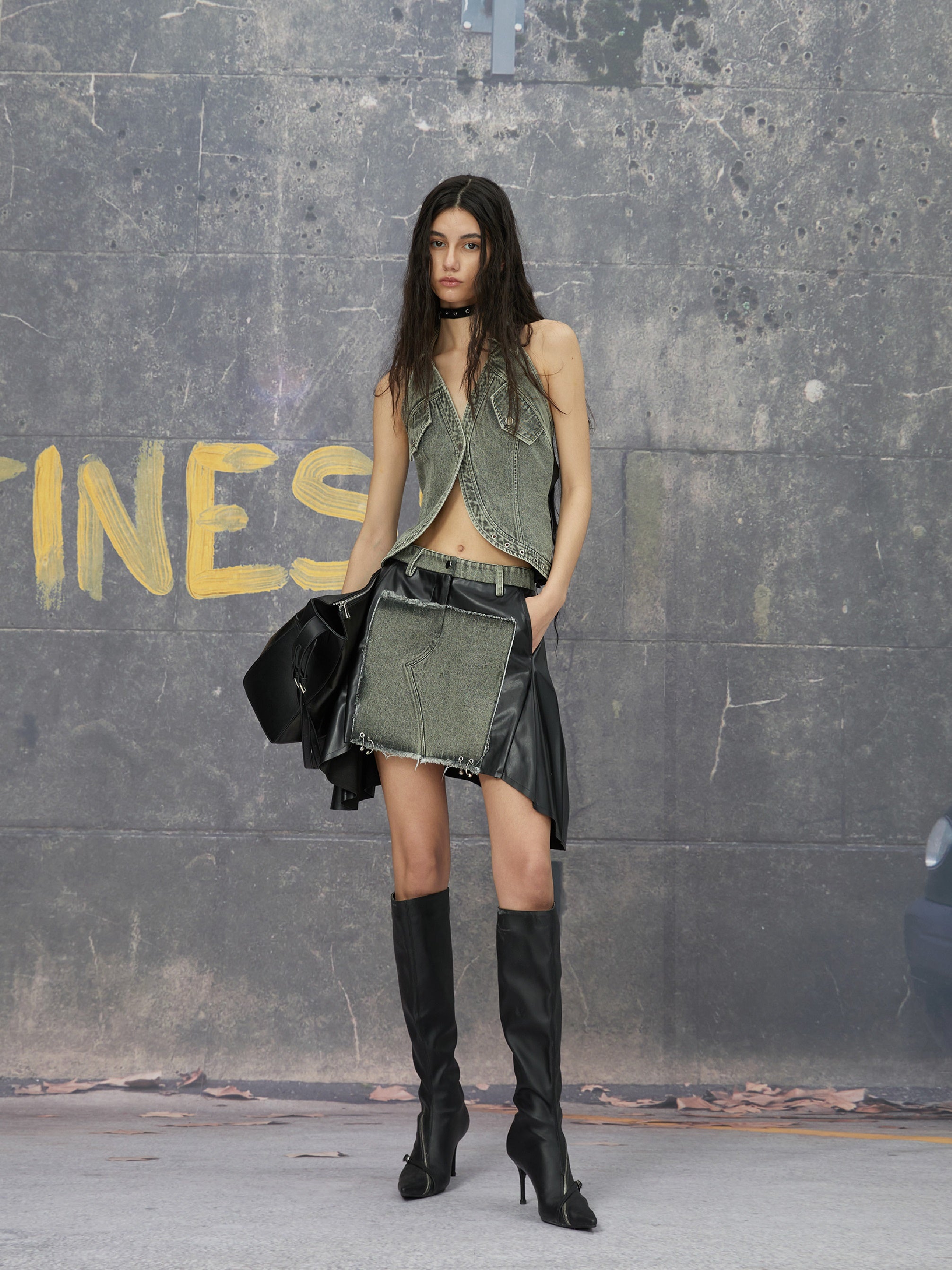 Dommage des manches à col licou