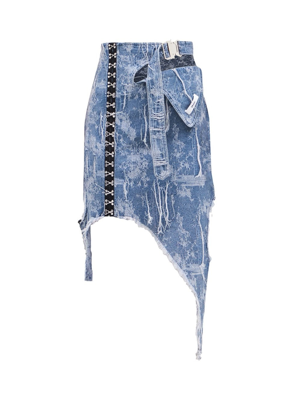 Denim asymmetry nichi à la mode