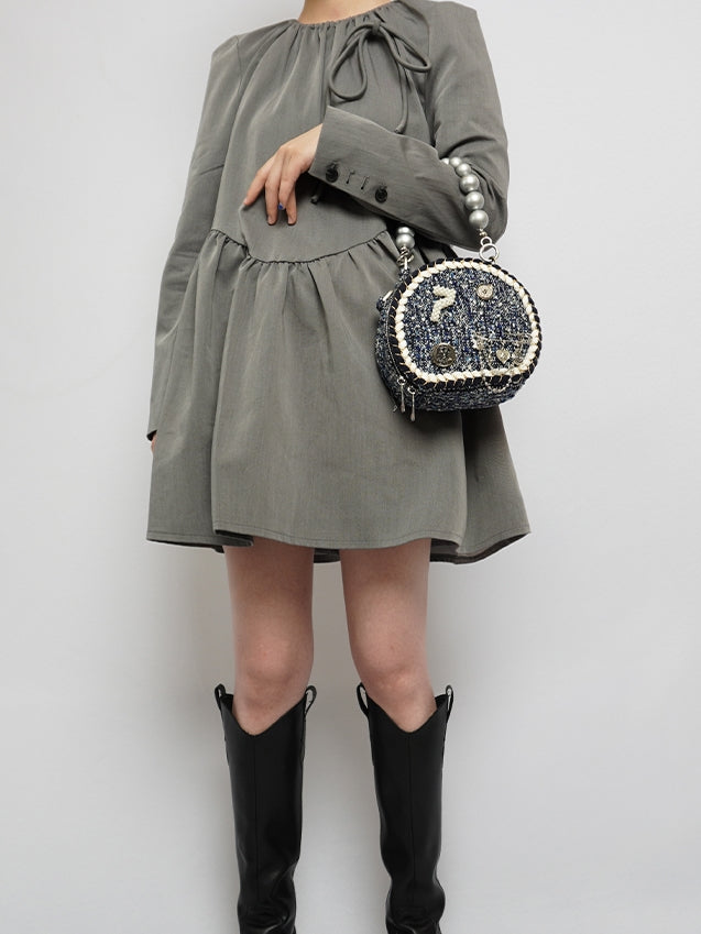 Duftrundkette Schulterperlbeutel