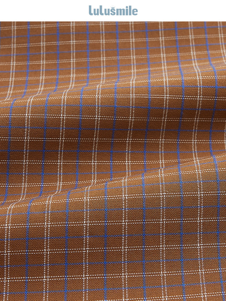 CHECKED FANCY FLARE CASUAL SHORT-PANTS