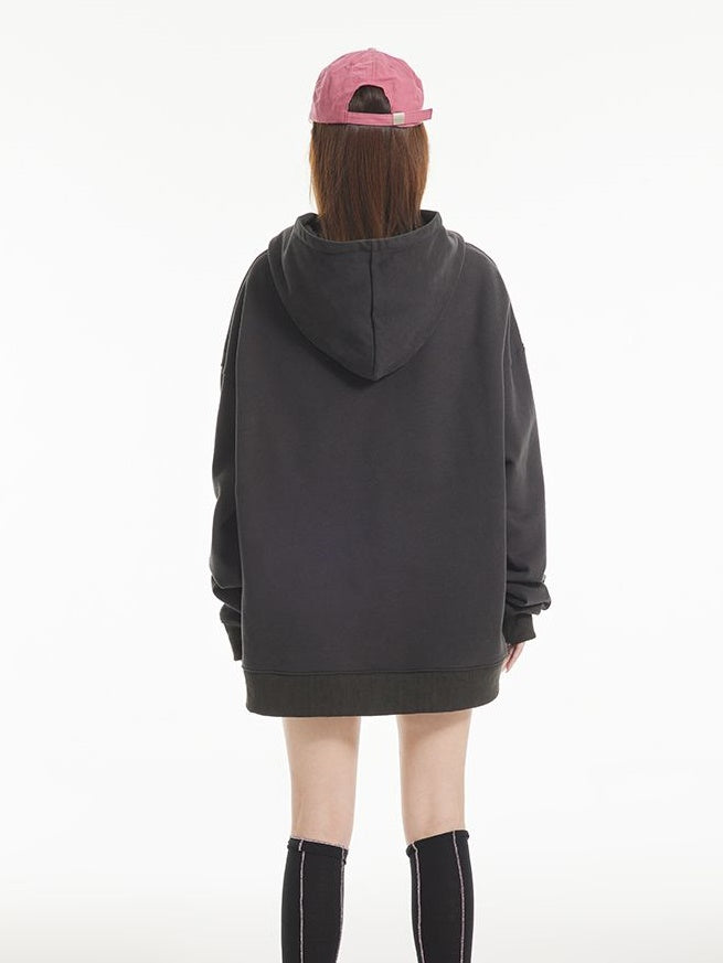 HODDIE OVERSIZE BEAR SWEAT PULLOVER PARKA