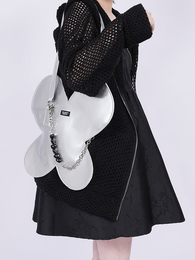 Metallic Butterfly Netter Nichi Big 2way Tasche