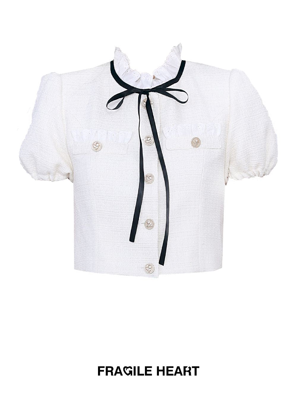 Tweed Feminine Classical Tops & Rock