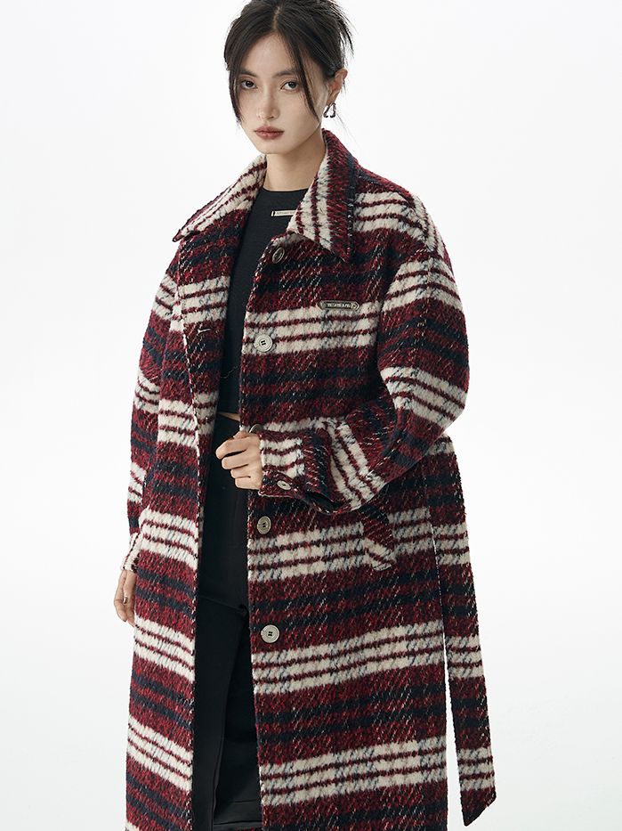 Überprüft Long Retro Stenkler-Coat