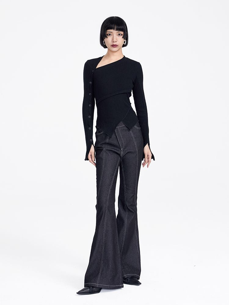 Asymmetry Nichi Slim Cutsew