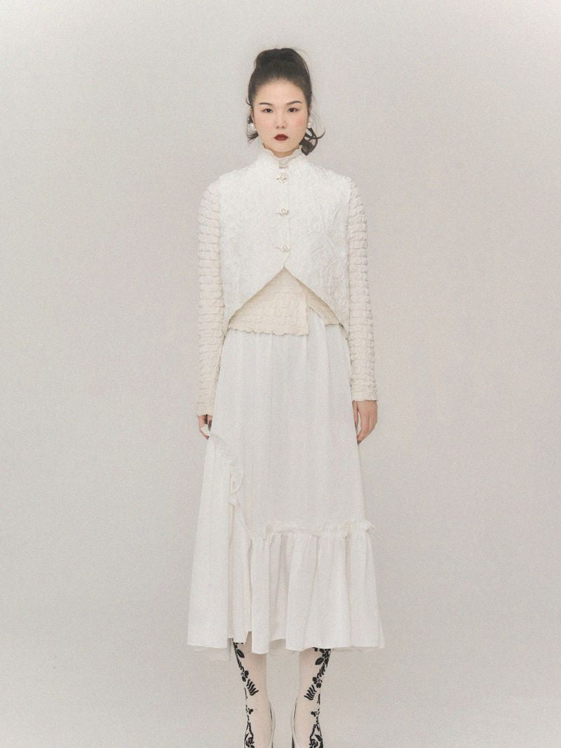 Spitzenblume Retro Stickst