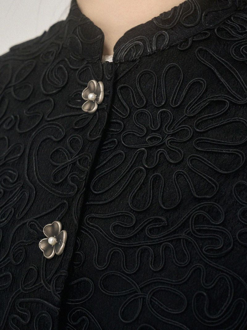 Spitzenblume Retro Stickst