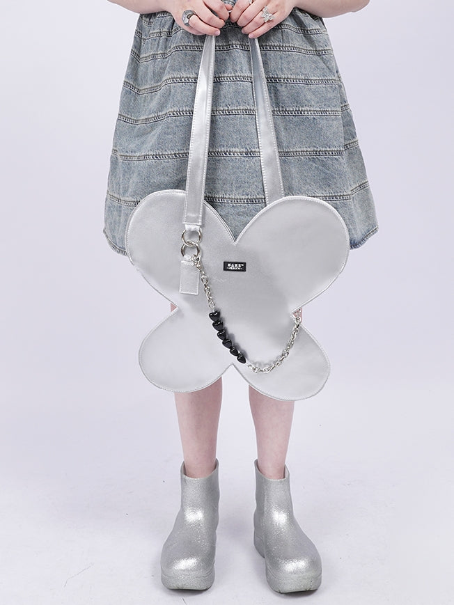 Metallic Butterfly Netter Nichi Big 2way Tasche