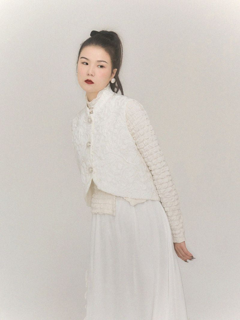 Spitzenblume Retro Stickst