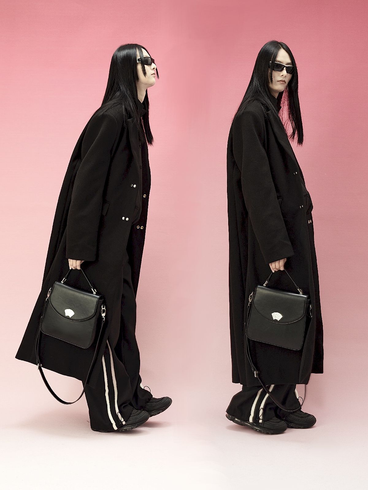 Leder 2way Plain Tasche