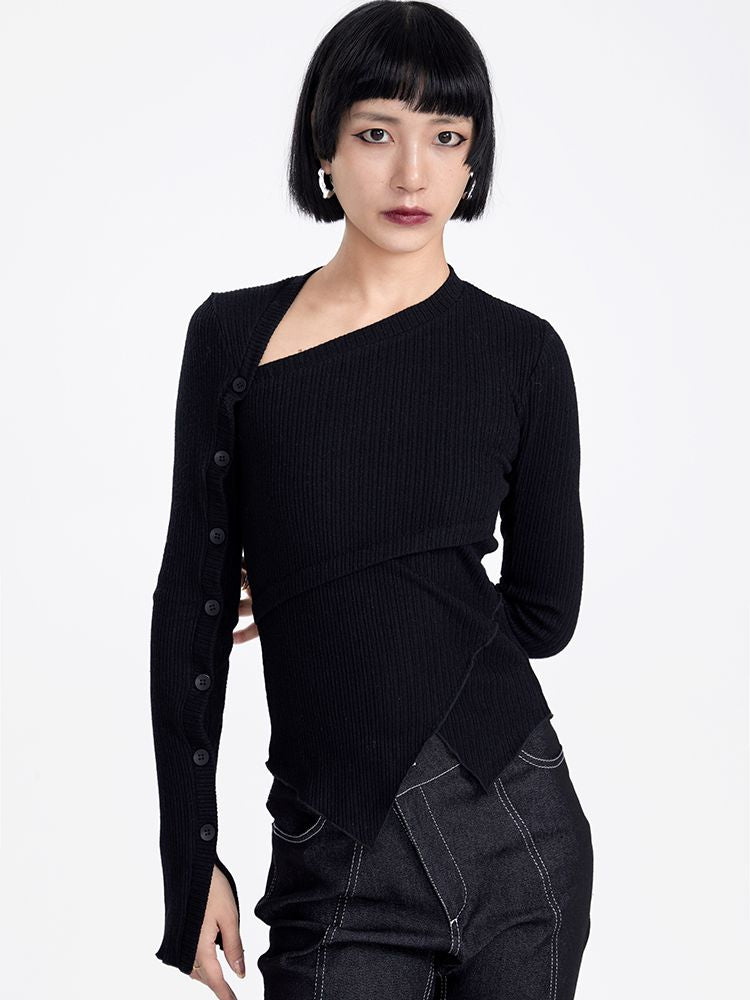 Asymmetry Nichi Slim Cutsew