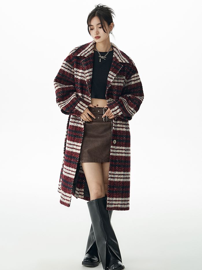 Überprüft Long Retro Stenkler-Coat