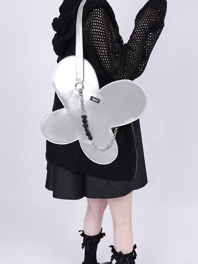 Metallic Butterfly Netter Nichi Big 2way Tasche