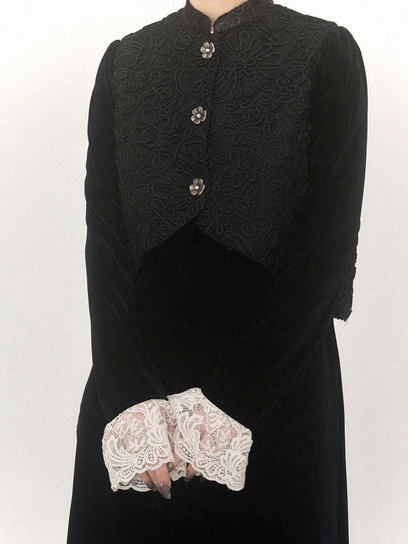 Spitzenblume Retro Stickst