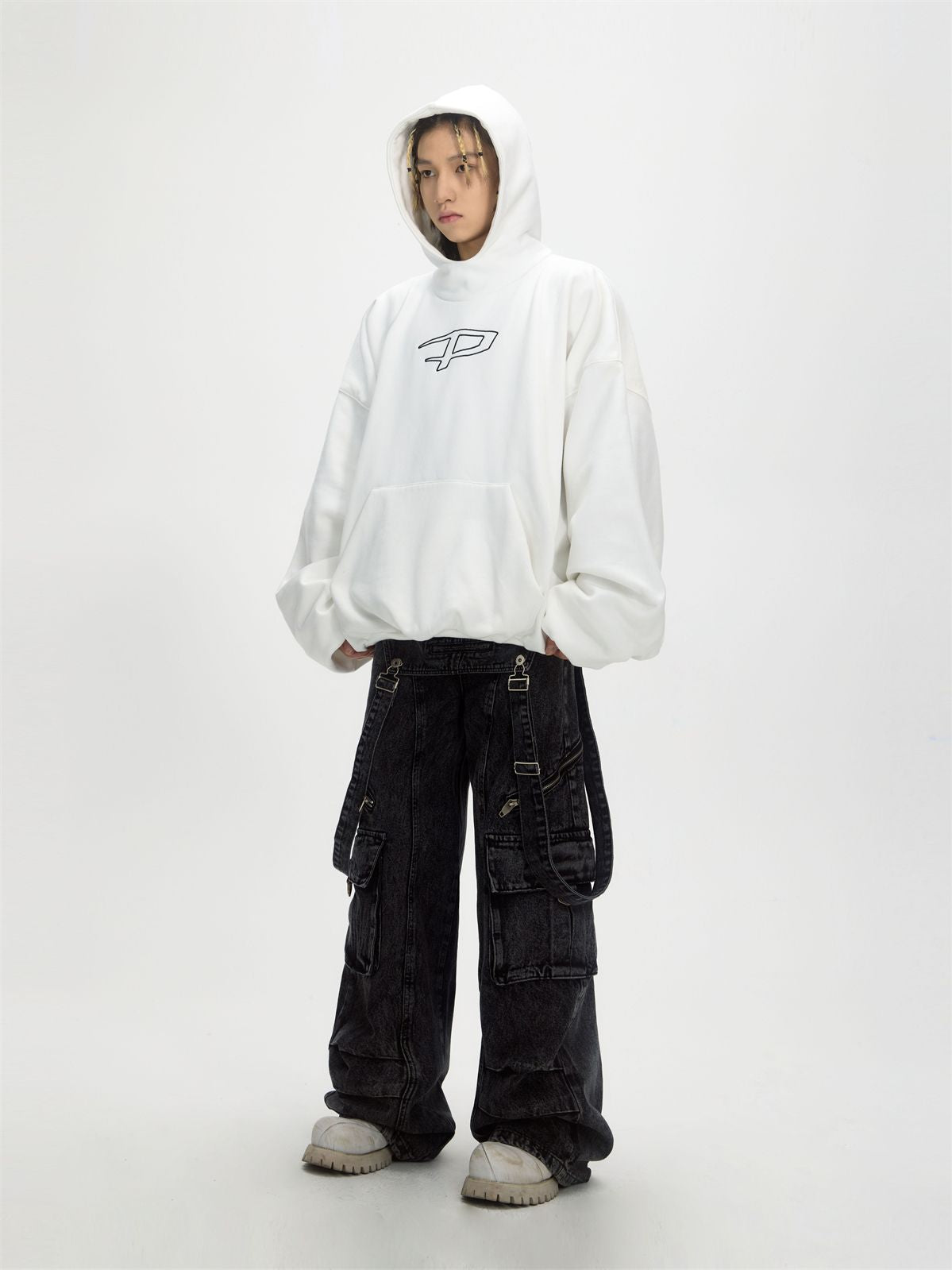 UNISEX HOODIE BACK-PRINT SWEAT PARKA