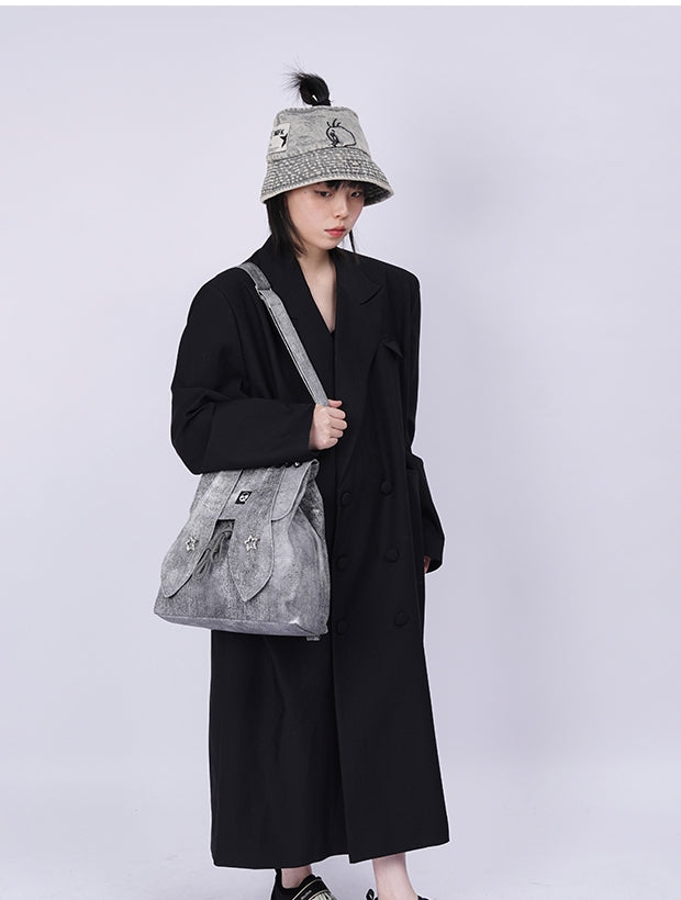 FADED RETRO RABBIT-EAR BACKPACK