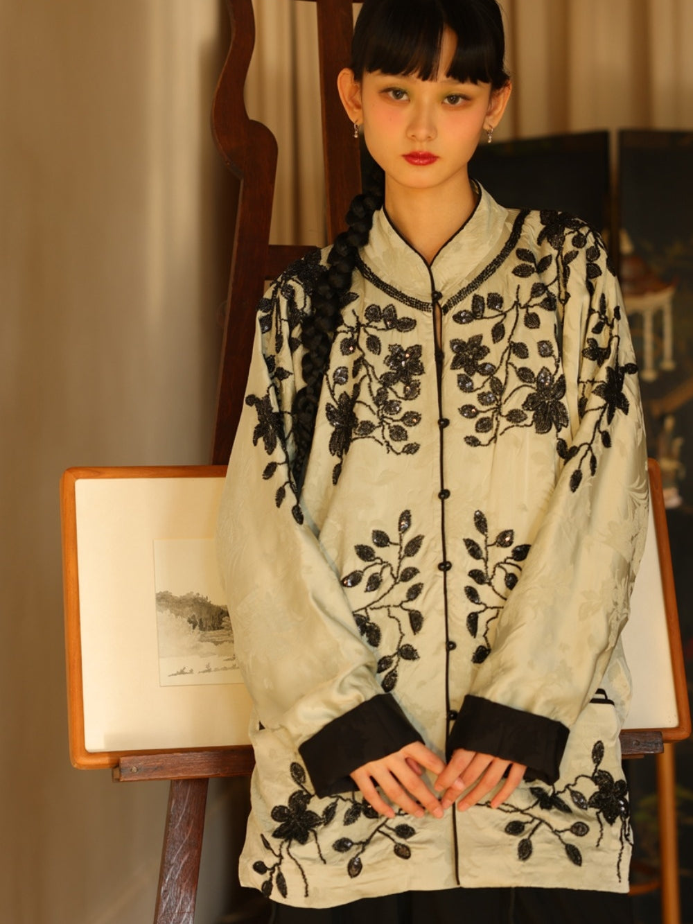 Beads Retro FloeWR 3D TOPS