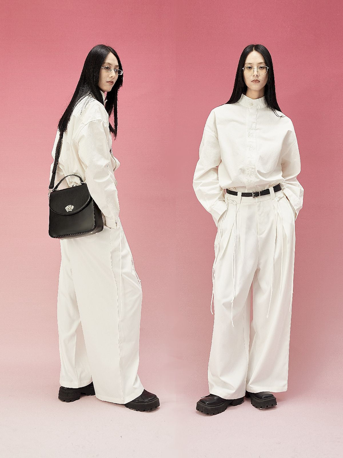 Leder 2way Plain Tasche